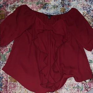 Maroon blouse